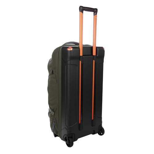 Eddie Bauer Expedition Rolling Duffel Bag with Wheels | Travel | Check-In | Luggage | Rugged | Durable - Dark Thyme, 30"