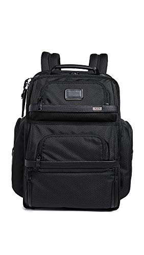 TUMI - Alpha Brief Pack - Men's and Women's Work and Travel Laptop Backpack with Padded Adjustable Strap - Fits Up to 15" Screen - Black
