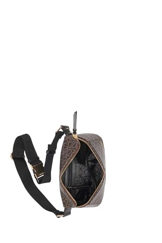 Calvin Klein Millie Novelty Belt Bag, Brown/Khaki/Black, One Size