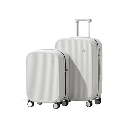 YOYDHVMKR Mixi Striped Travel Luggage 20 Inch Cabin Size Luggage Lightweight Hand Carry Case Rolling Wheel PC Suitcase 24 26 Inch M9273(D,20Inches 500mm)