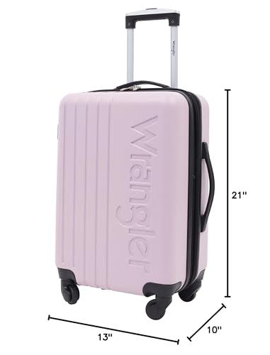 Wrangler Carry-On Luggage Set, Lilac