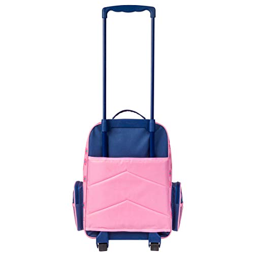 Stephen Joseph Kids Classic Rolling Luggage, Kids Luggage, Toddler Rolling Travel Carry On, Kids Suitcase with wheels,