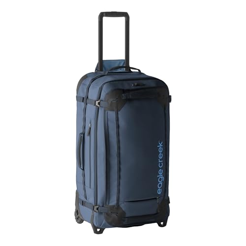 Eagle Creek Gear Warrior XE 2-Wheel Luggage to Keep Travel Items Organized - Smooth Rolling Wheels - Telescoping Handle - Padded Laptop Pocket - Blue Jay - 30”