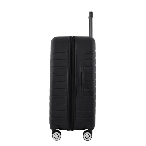 Wrangler Tahoe 3 Piece Spinner Luggage Set, Black