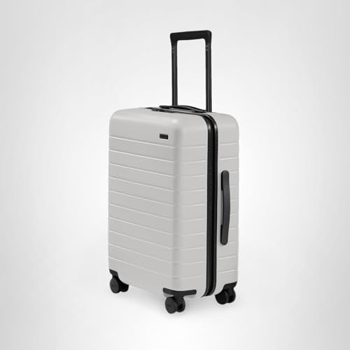 Away Bigger Carry-On Luggage - 23-Inch Lightweight Hardside Suitcase with 360° Spinner Wheels, Interior Compression System, TSA-Approved Lock - Cloud Gray