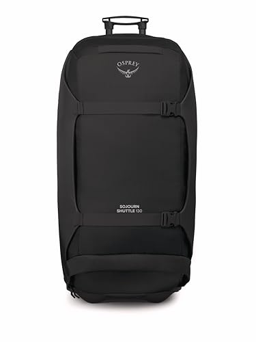 Osprey Sojourn Shuttle 36"/130L Wheeled Duffel Luggage, Black