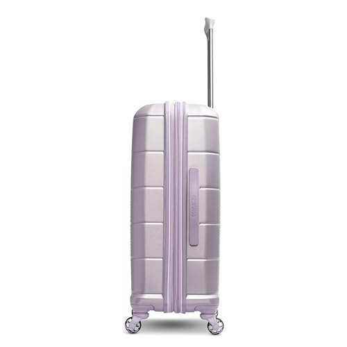 American Tourister Stratum 2.0 Expandable Hardside Luggage with Spinner Wheels, 24" SPINNER, Purple Haze