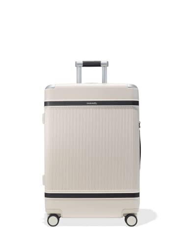 Paravel Women's Aviator Grand Suitcase, Domino Black, Checked Grand