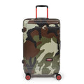 EASTPAK Resist'R Zip M – 63L Hardshell Suitcase with Dual Compartments, TSA Lock, Silent 360° Spinner Wheels & Water-Resistant Design, Camo