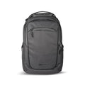 Kenneth Cole REACTION Parker Polyester Abrasion-Resistant Travel 17" Laptop Backpack with Removable Laptop Sleeve, Black