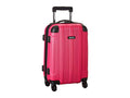 Kenneth Cole REACTION Out of Bounds Lightweight Hardshell 4-Wheel Spinner Luggage, Magenta, 20-Inch Carry On