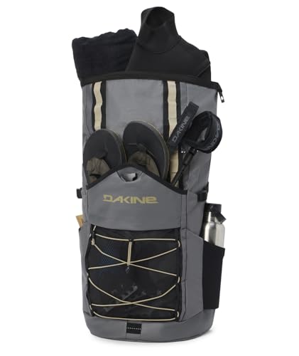 DAKINE MISSION SURF DLX WET/DRY ROLLTOP BACKPACK 35L - STONE/CASTLEROCK