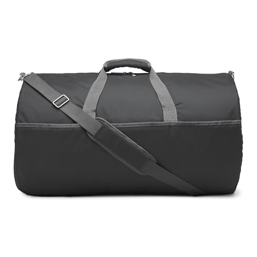 Amazon Essentials Lightweight Duffel Bag, 25 Inches, Black (Previously Amazon Basics)