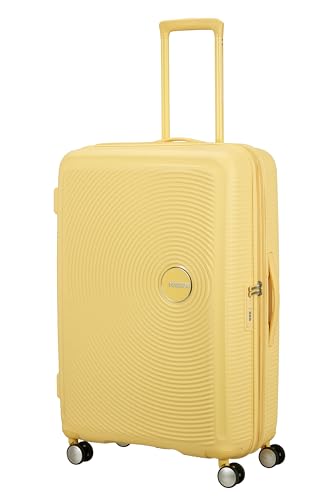 American Tourister Trolley Soundbox XP Spinner L 32G*003 Pastel Yellow, Pastel Yellow, 77 Centimetri, modern
