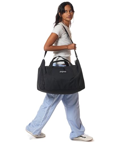 JanSport Recharge Gym Bag Large, Soft Nylon - Black
