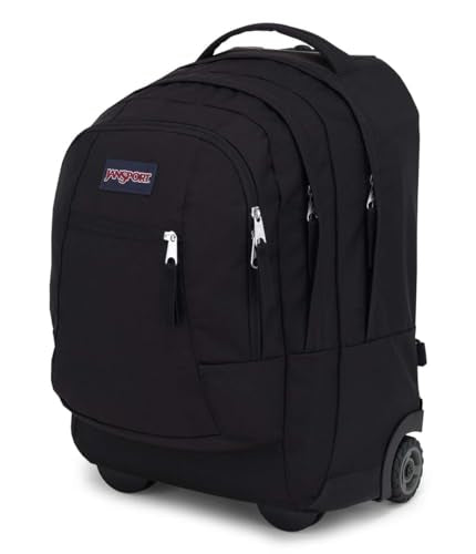 JANSPORT Driver 8 Wheeled Luggage, Black (Black)