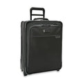 Briggs & Riley Global 2-Wheel Expandable Carry On - Luggage for International Travel, Suitcases with Wheels, Softside Rolling Bag for Men & Women, Self-Repairing Zipper - Baseline Collection, Black