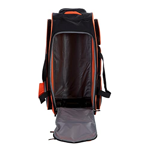 Travelers Club Xpedition 30 Inch Multi-Pocket Upright Rolling Duffel Bag, Bright Orange, 30'' Suitcase (85130-820)