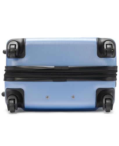 Calvin Klein Women's Hard Side Upright Luggage Spinner Light Weight Suitcase, Forever Blue, Medium