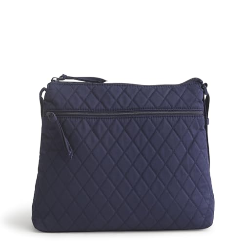Vera Bradley Women's Premium Cotton Original Zip Hipster Crossbody, Peacoat, One Size