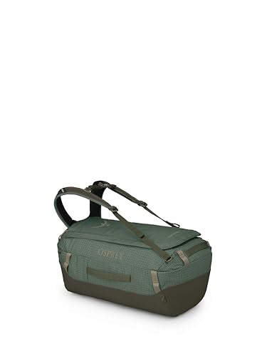 Osprey Transporter 40L Lightweight Travel Duffel Bag - Water Resistant Carry On Gear Bag for Men and Women, Pine Leaf