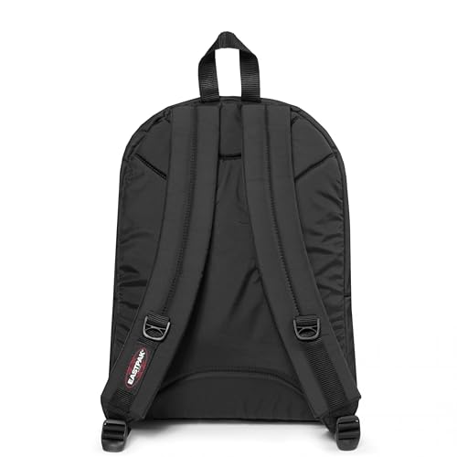 EASTPAK Pinnacle – 38L Everyday Backpack with Dual Compartments, Organizer Front Pocket, Padded Back Panel & Shoulder Straps, Black