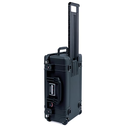 Black Pelican Air 1535 Carry-on Case - Comes empty - Black Handles & TSA Locking Latches.