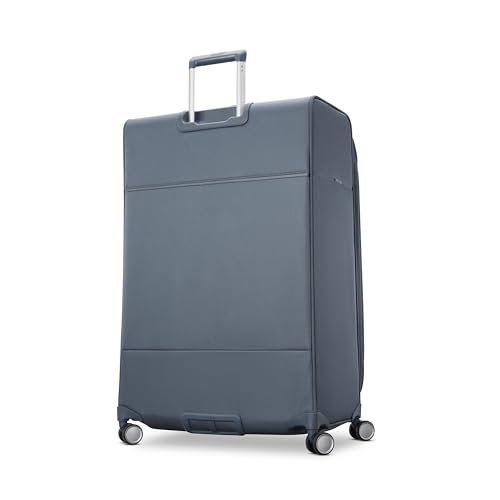 Samsonite UpLIFT Lightweight Large Checked Softside Luggage with Spinner Wheels - Expandable - Airline-Approved, Polyester Soft Suitcase for Ultra Light Travel - Elemental Blue