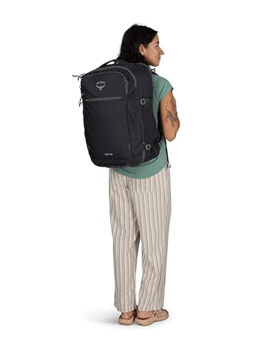 Osprey Daylite 44L Carry-On Travel Pack - Lightweight, Durable Backpack with Streamlined Design - Versatile, Spacious Bag for Weekend Trips or Business, Blue Spikemoss/Alkaline