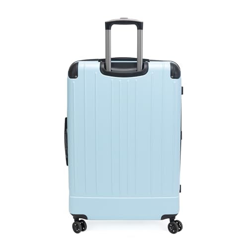 Kenneth Cole Reaction Flying Axis 28" Hardside Expandable 8-Wheel Spinner Check-Size Luggage, Dream Blue