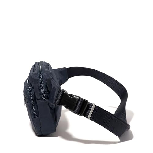 Baggallini Securtex Anti-theft Belt Bag 8.8"x5.5" Crossbody Fanny Pack for Women RFID Wallet Locking Zipper Travel Purse