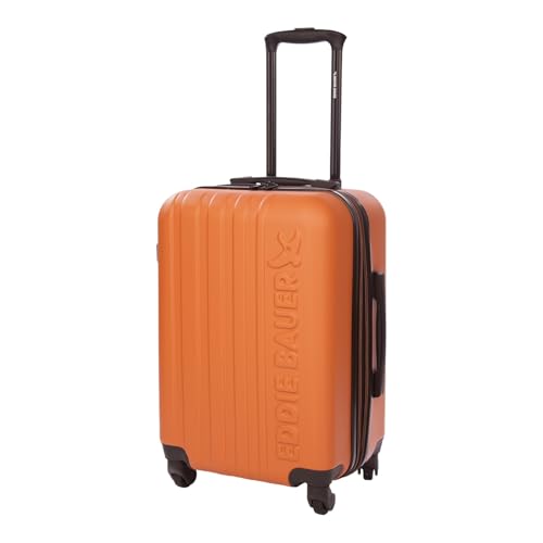 Eddie Bauer Flatiron Carry-On 22" Luggage | Hardside | Spinner Wheels | Expandable | Lightweight | Travel Essentials - Paprika