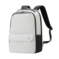 Hanke Carry on Backpack Toiletry Travel Laptop Backpack for Men & Women, Durable Rucksack Weekender Bag Daypack(Salt White)