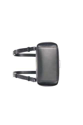 Calvin Klein Clove Triple Compartment Flap Backpack, Black/Silver, One Size