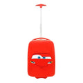 Bioworld Cars Lightning McQueen Big Face 16.5" Toddler Two-Wheel Carry On Luggage