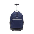 Travelers Club 18" Rolling Backpack with Shoulder Straps, Navy Blue
