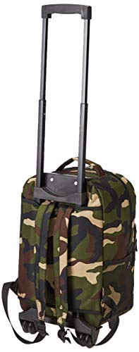 Rockland Double Handle 17" Rolling Backpack, Camo