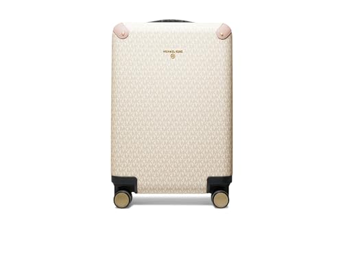 Michael Kors Women's Travel Small Hardcase Trolley, Gold-Tone Hardware/Vanilla/Soft Pink, One Size