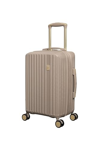 It Luggage Luxuriant 21" Hardside Carry-On 8 Wheel Expandable Spinner, Vintage Grey