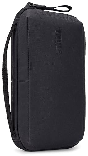 Thule Aion Travel Organizer - 2-in-1 pouch includes travel wallet and electronics bag - RFID blocking zipper pouch - Internal pockets to stay organized - 100% recycled waxed PFC-free fabric