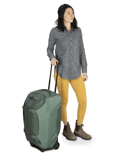 Osprey Sojourn 22"/45L Wheeled Travel Backpack with Harness, Koseret Green