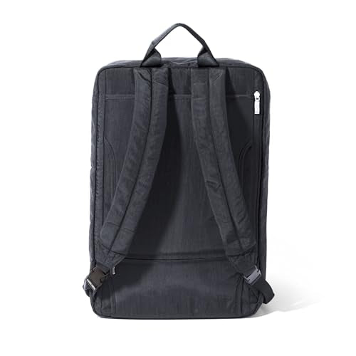Baggallini MultiZip Convertible Duffel - Lightweight 15x12x12 Inch Travel Backpack Duffel Crossbody Bag for Women