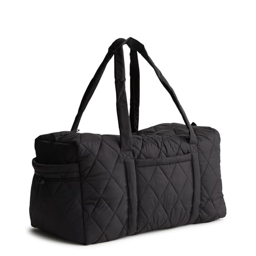 Vera Bradley Women's Featherweight Large Original Duffel Bag – Carry-On Travel & Gym Bag – Moonless Night, 58L