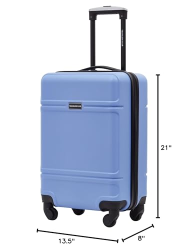 Travelers Club Skyline 22" Carry-On Spinner Luggage, Skyline Blue