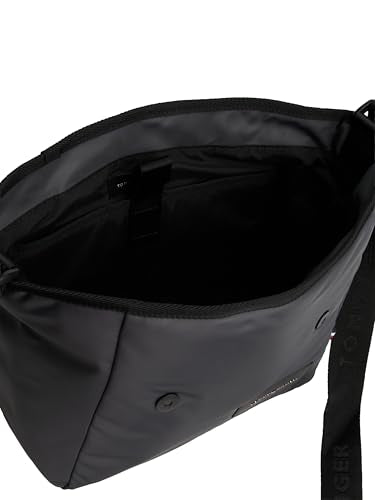 Tommy Hilfiger Mens Repreve Messenger,DARK GREY One Size