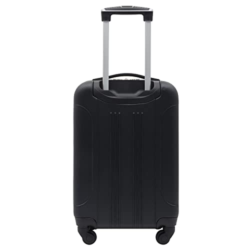 Travelers Club Cosmo Luggage, Black-20, 20-Inch