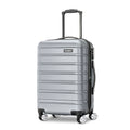 Samsonite Omni 2 Domestic Carry-On Luggage - 22x14x9 Airline-Approved - Features Expandable Polycarbonate Shell, 360° Wheels, TSA Lock - Amazon Exclusive - Artic Silver