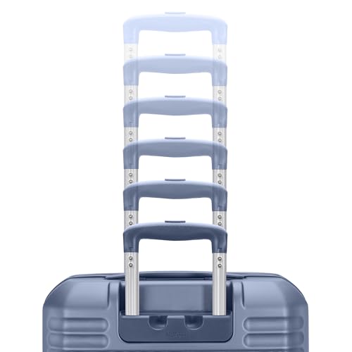American Tourister Stratum 3.0 Carry-On Spinner, Airline Approved, Durable Hardside Luggage, Expands 1.5", RightHeight™ Adjustable Handle, Elemental Blue
