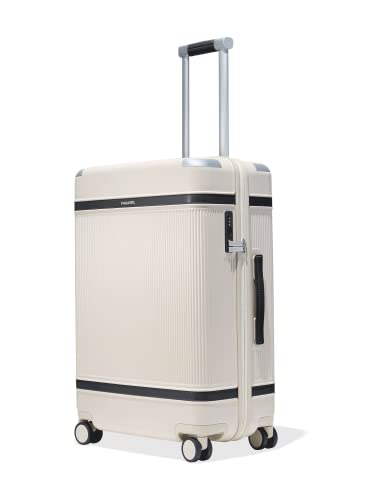 Paravel Women's Aviator Grand Suitcase, Domino Black, Checked Grand