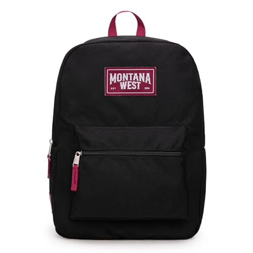 Montana West Backpack for Women Men 2 PCS Lightweight College Bookbags Casual Daypack Backpacks for Commute & Travel